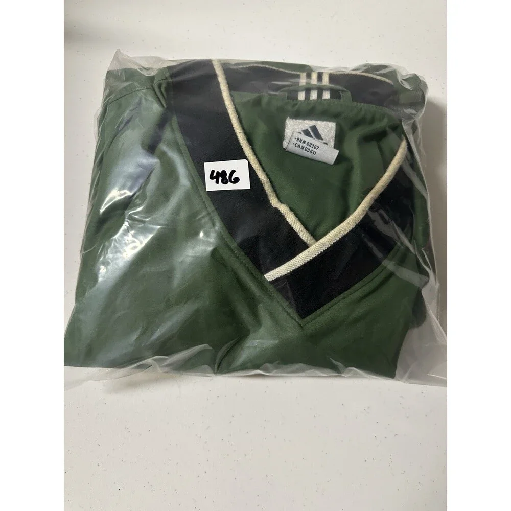 Vintage Adidas Jacket‎ Men's Size XL Clima Shell Windbreaker Green Golf Pullover